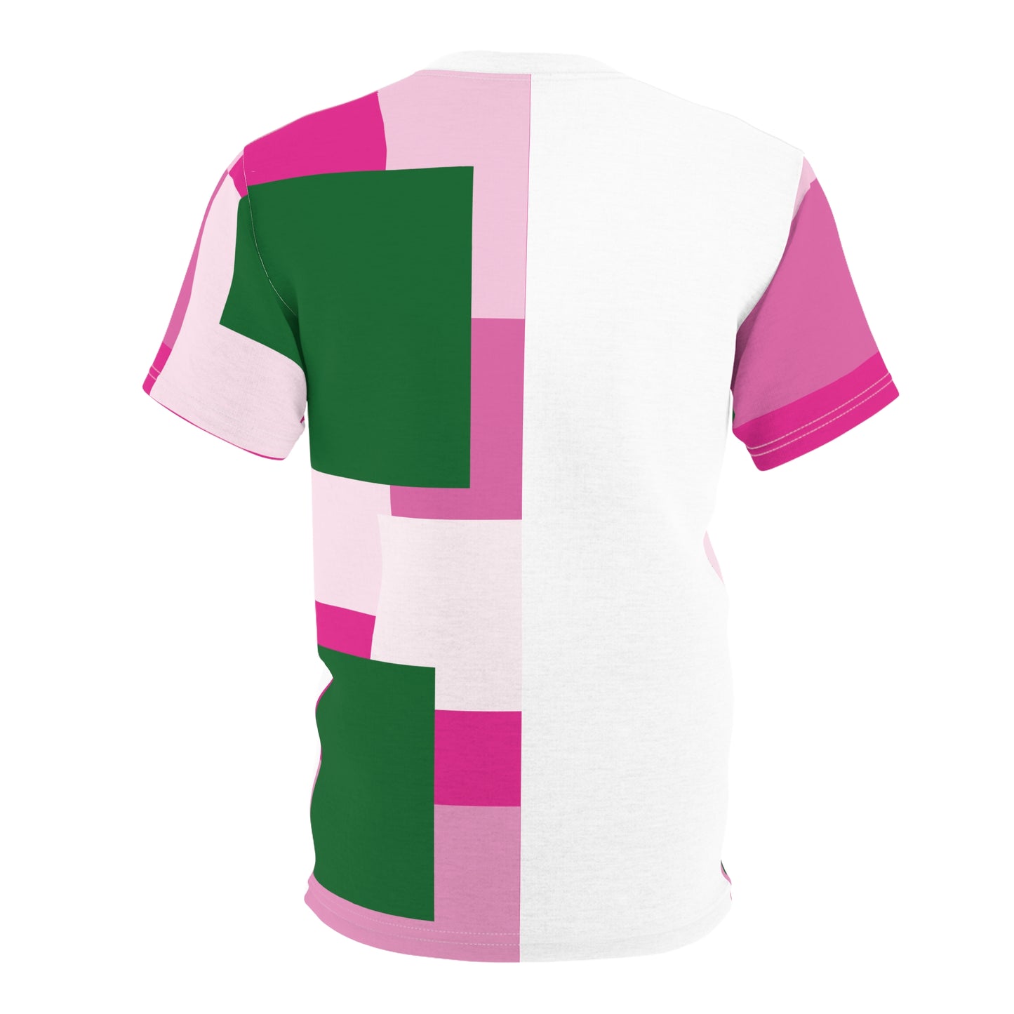 Keep on Going, Growing, Glowing in God Tee (Pink & Green)